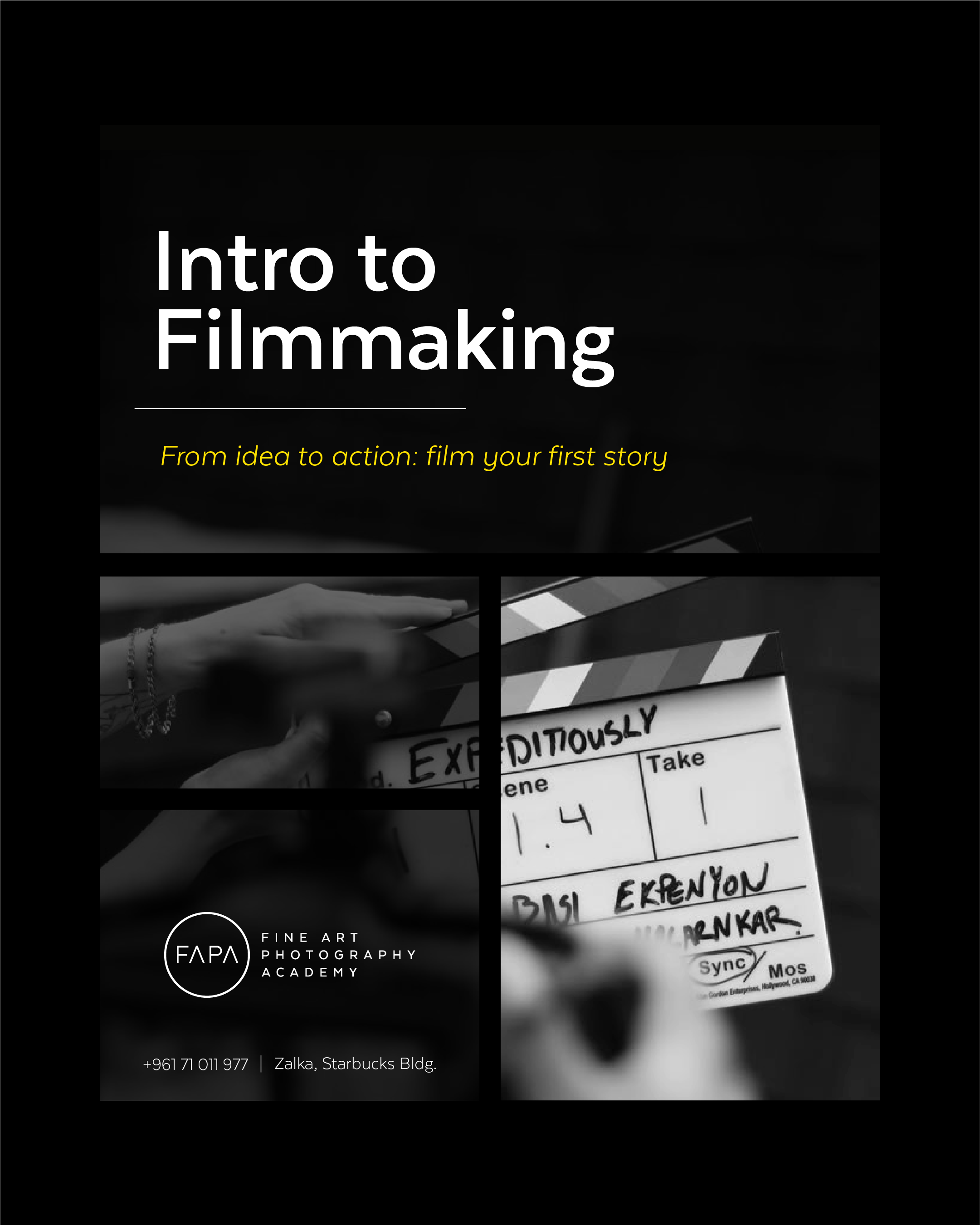 Intro to Filmmaking